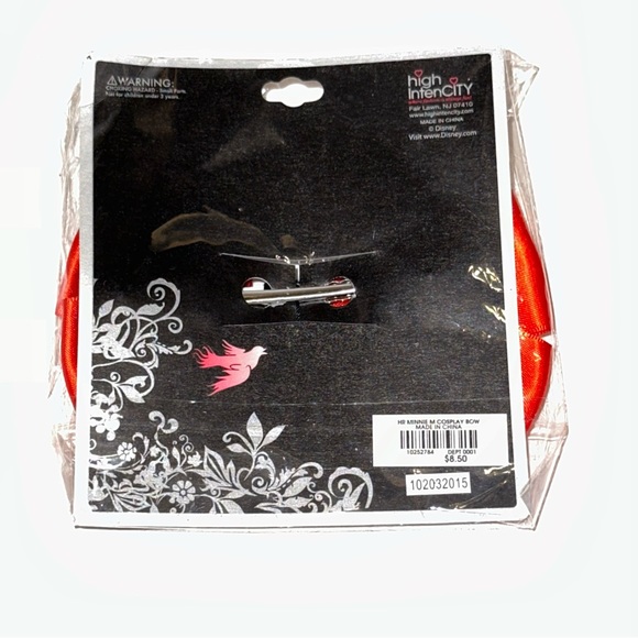 Disney’s Minnie Mouse red clip in hair bow - new sealed in package - Picture 2 of 2